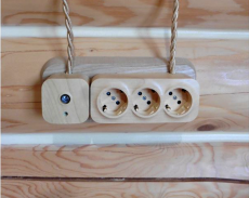 Накладки на бревно. Наружный монтаж (ННМ) Радиус 22. Умное дерево